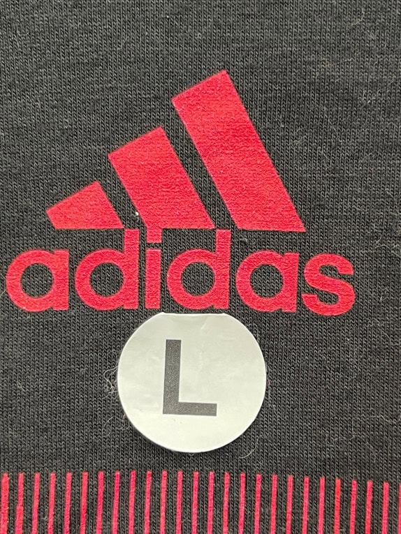 ADIDAS FELPA GRAPHIC NERO UOMO PRE OWNED L