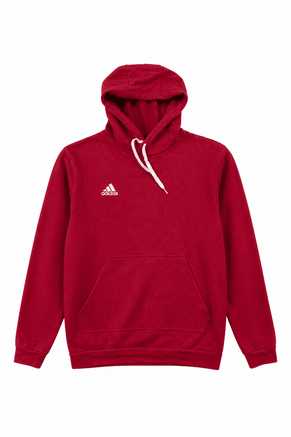 ADIDAS HOODIE MINIMAL RED MEN PRE OWNED L