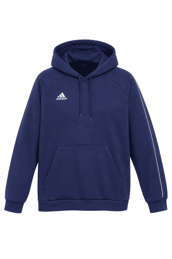 ADIDAS HOODIE SPORTSWEAR BLUE MEN PRE OWNED XL