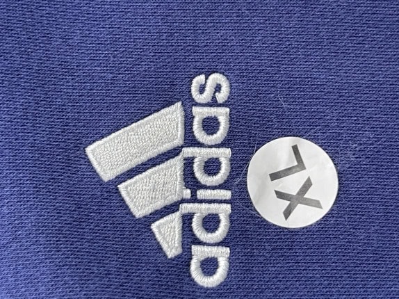ADIDAS HOODIE SPORTSWEAR ΜΠΛΕ ΑΝΤΡΙΚΟ PRE OWNED XL