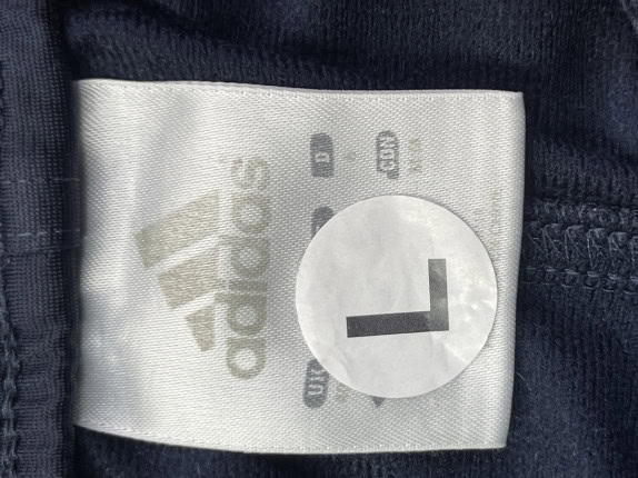 1990s ADIDAS PANTALONI JOGGER SPORTY NAVY UOMO PRE OWNED L