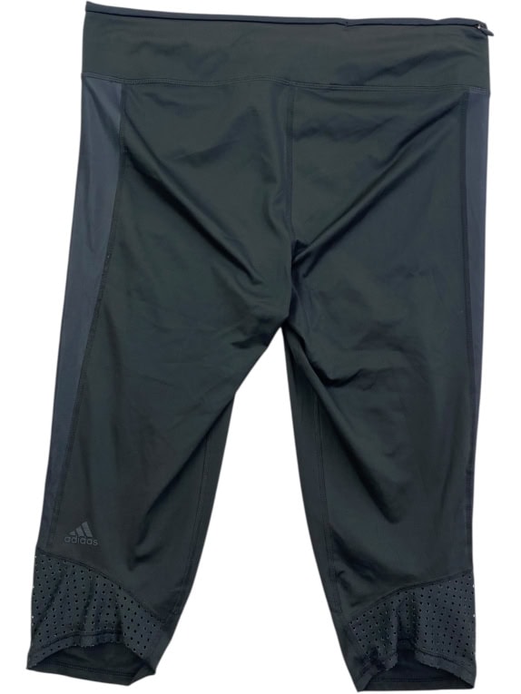 ADIDAS 3/4 Training Leggings Climalite Minimal Logo Black Women’s L