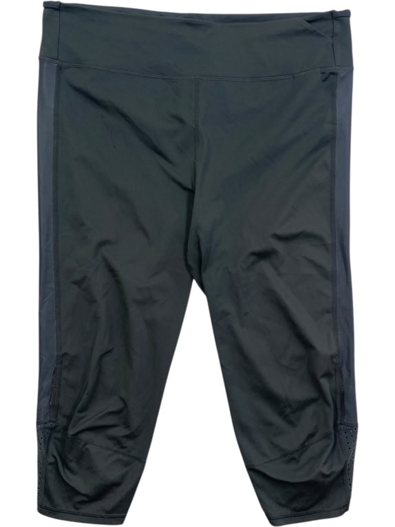 ADIDAS 3/4 Training Leggings Climalite Minimal Logo Black Women’s L