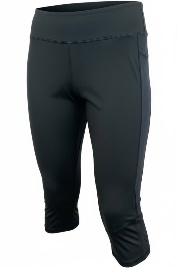 ADIDAS 3/4 Training Leggings Climalite Minimal Logo Black Women’s L