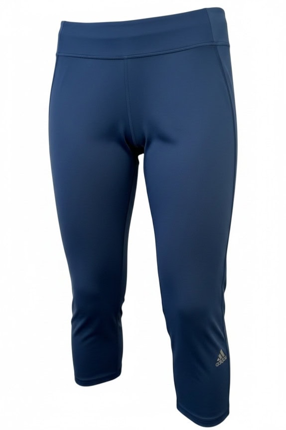ADIDAS LEGGINGS ATHLETIC BLUE WOMEN PRE OWNED M
