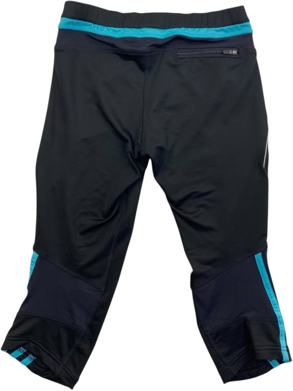 ADIDAS leggings RESPONSE FORMOTION neri con azzurro da donna S