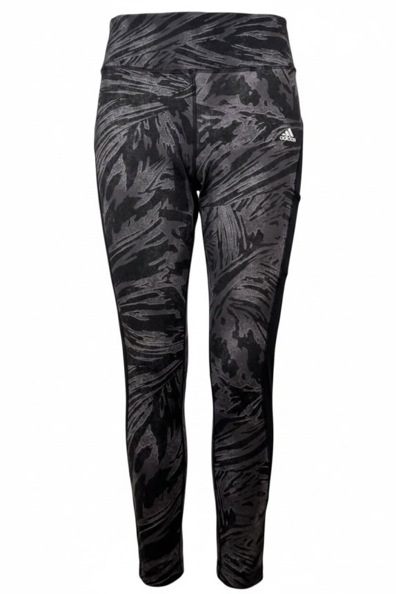 ADIDAS LEGGINGS SPORTSWEAR GRAPHIC NERO DONNA PRE OWNED M