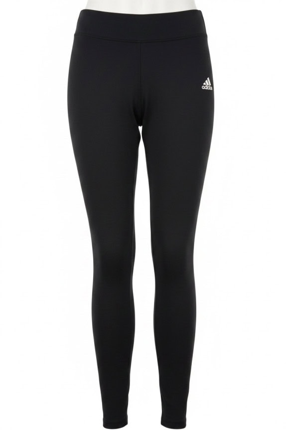 ADIDAS LEGGINGS SPORTSWEAR BLACK WOMENS PRE OWNED S
