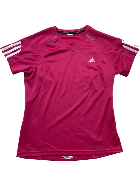 ADIDAS MAGLIA MANICA CORTA SPORTSWEAR FUCSIA DONNA PRE OWNED S