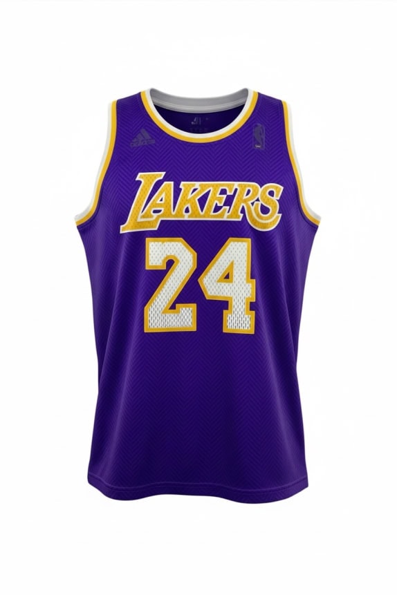 Adidas LA Lakers Bryant #24 Φανέλα Μωβ M