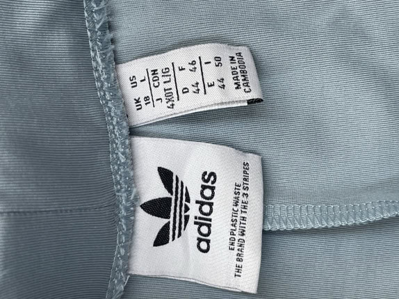ADIDAS LEGGINGS ATHLETIC GRIGIO DONNA PRE OWNED L