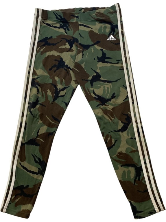 ADIDAS LEGGINGS CAMO STREETWEAR GREEN WOMEN PRE OWNED