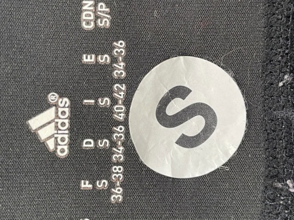 ADIDAS LEGGINGS MINIMAL ΜΑΥΡΟ ΓΥΝΑΙΚΕΙΟ PRE OWNED S