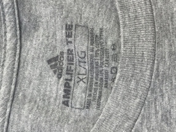 ADIDAS LONG SLEEVE TEE GRAPHIC GREY ΑΝΤΡΙΚΟ PRE OWNED XL