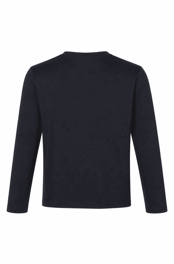 ADIDAS Y2K LONG SLEEVE TOP MINIMAL BLACK MEN PRE OWNED L