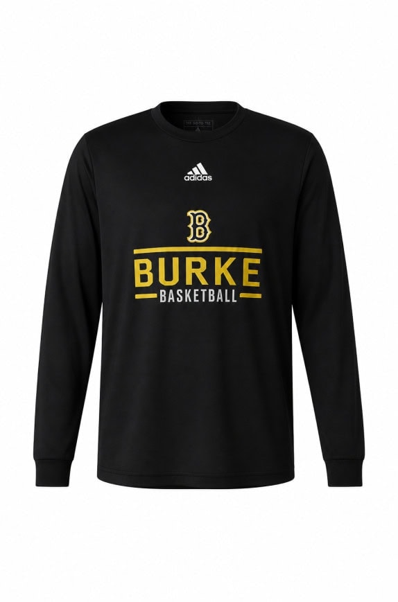 ADIDAS LONGSLEEVE TEE BASKETBALL BLACK UNISEX PRE OWNED M