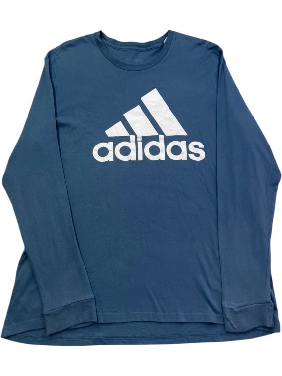 ADIDAS LONGSLEEVE TEE GRAPHIC BLUE ΑΝΤΡΙΚΟ PRE OWNED L