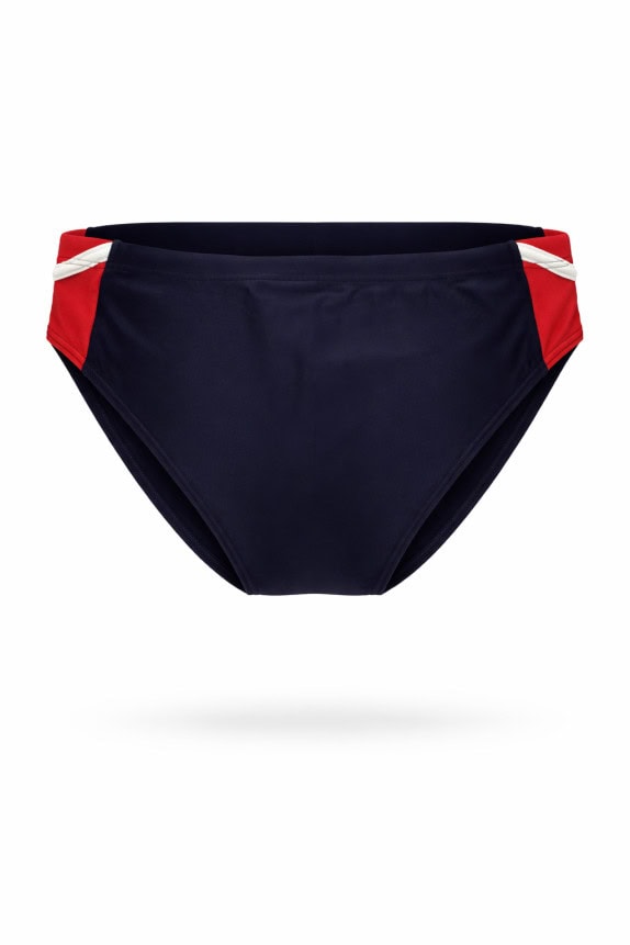 ADIDAS BIKINI SWIM BOTTOM SPORT NAVY BLUE WOMEN PRE OWNED M