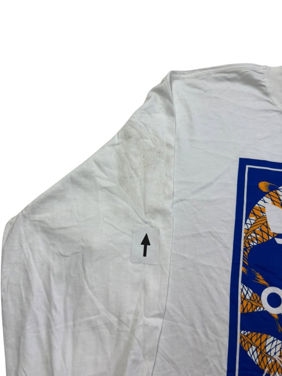 ADIDAS ΜΑΚΡΥΜΑΝΙΚΗ ΜΠΛΟΥΖΑ BIG LOGO ΛΕΥΚΗ UNISEX XL