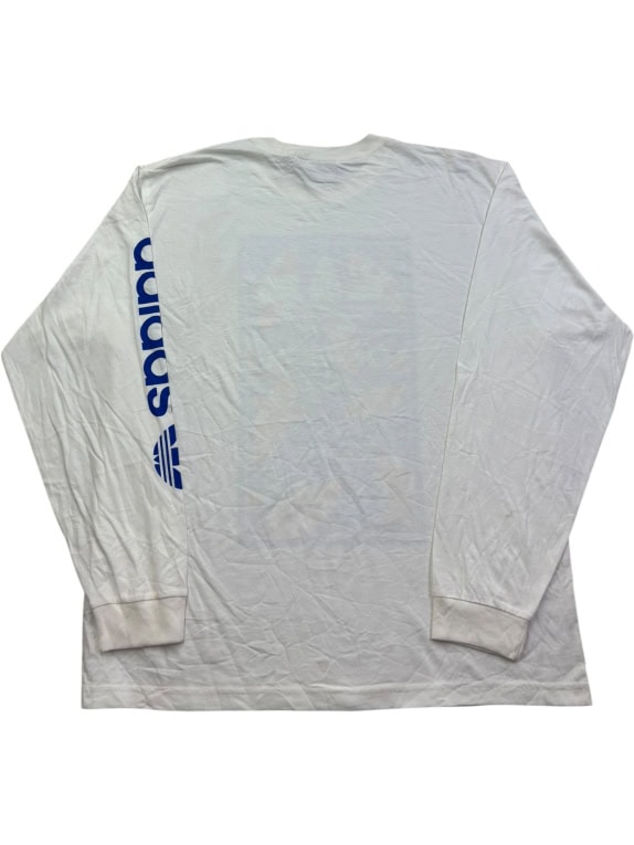 ADIDAS ΜΑΚΡΥΜΑΝΙΚΗ ΜΠΛΟΥΖΑ BIG LOGO ΛΕΥΚΗ UNISEX XL