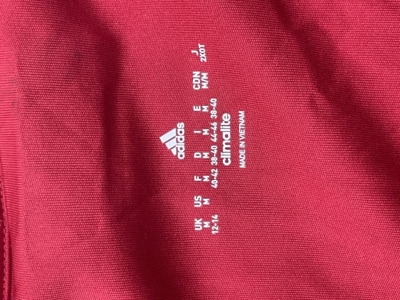 ADIDAS ΜΠΛΟΥΖΑ ΑΓΩΝΑ VINTAGE ΚΟΚΚΙΝΟ ΜΑΥΡΟ ΑΝΤΡΙΚΟ PRE OWNED M