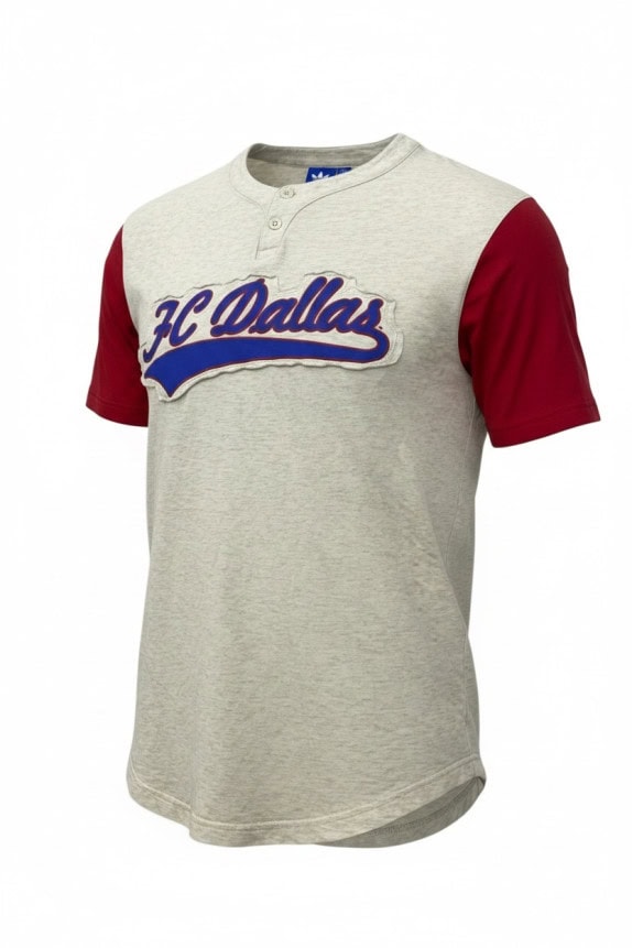ADIDAS ΜΠΛΟΥΖΑ HENLEY SPORTSWEAR ΓΚΡΙ ΑΝΤΡΙΚΟ PRE OWNED M