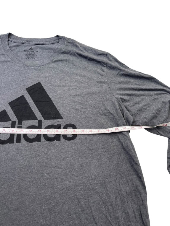 ADIDAS ΜΠΛΟΥΖΑ ΜΑΚΡΥΜΑΝΙΚΗ GRAPHIC ΓΚΡΙ ΑΝΤΡΙΚΟ PRE OWNED 2XL
