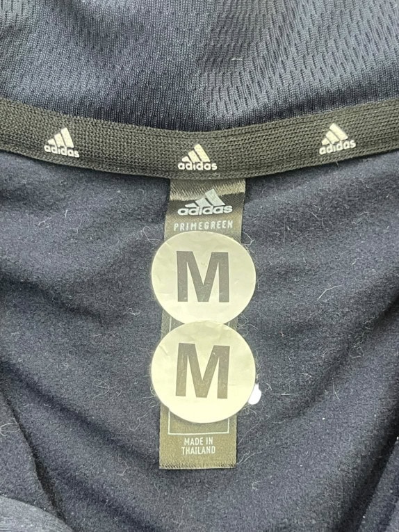 ADIDAS ΜΠΛΟΥΖΑ ΜΕ ΜΙΣΟ ΦΕΡΜΟΥΑΡ SPORTSWEAR NAVY ΑΝΤΡΙΚΟ PRE OWNED M