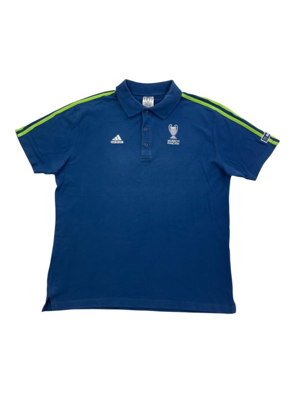 ADIDAS Μπλούζα Polo UEFA Champions League Munich Final 2012 Logo Μπλε Unisex XL