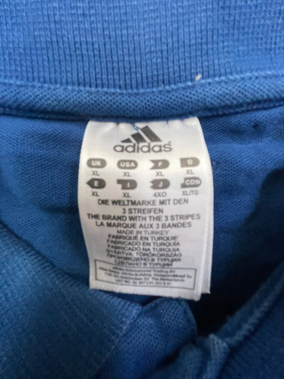 ADIDAS Μπλούζα Polo UEFA Champions League Munich Final 2012 Logo Μπλε Unisex XL