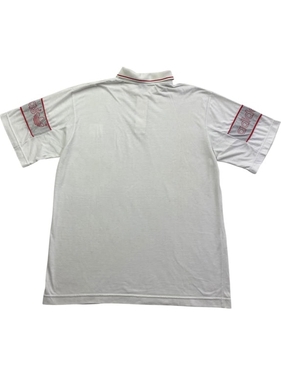 ADIDAS POLO SHIRT VINTAGE TREFOIL LOGO WHITE MEN'S XL
