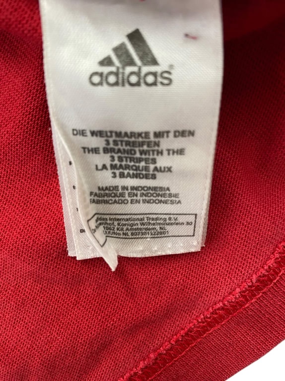 ADIDAS RUGBY SHIRT VINTAGE BRITISH & IRISH LIONS RED MEN'S M
