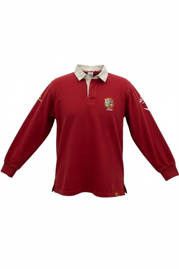 ADIDAS MAGLIA DA RUGBY VINTAGE BRITISH & IRISH LIONS ROSSA DA UOMO M