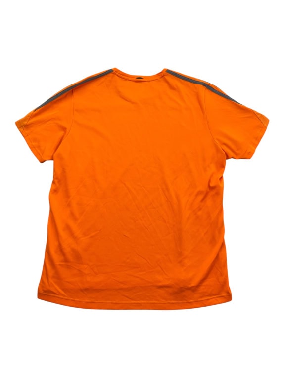 ADIDAS ΜΠΛΟΥΖΑ T-SHIRT CLIMALITE ΡΙΓΕΣ ΠΟΡΤΟΚΑΛΙ ΑΝΔΡΙΚΟ XL