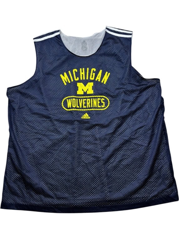 ADIDAS ΜΠΛΟΥΖΑΚΙ ΜΠΑΣΚΕΤ MICHIGAN WOLVERINES ΜΠΛΕ ΑΝΤΡΙΚΟ PRE OWNED L