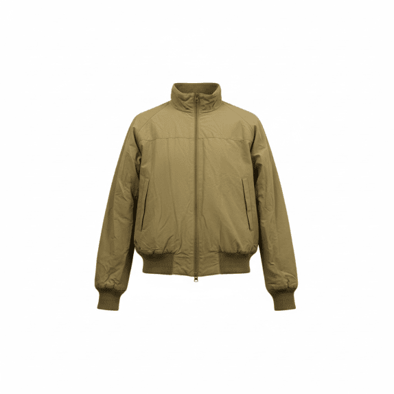 Adidas Μπουφάν Bomber Vintage Λογότυπο Χακί Ανδρικό M/L
