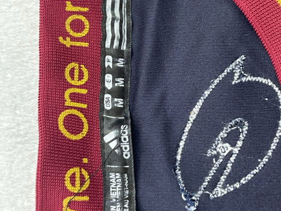 ADIDAS BASKETBALL JERSEY GRAPHIC BLUE MEN PRE OWNED M