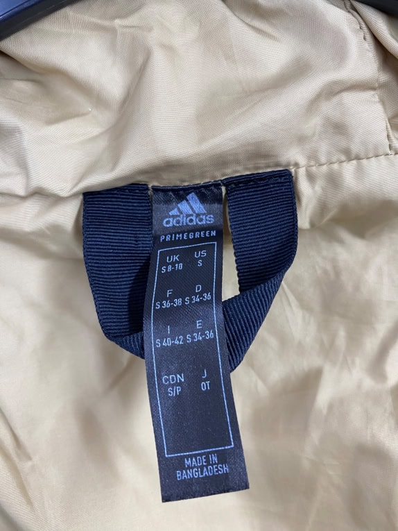 ADIDAS PUFFER JACKET OUTDOOR LOGO OLIVE/KHAKI WOMEN’S S