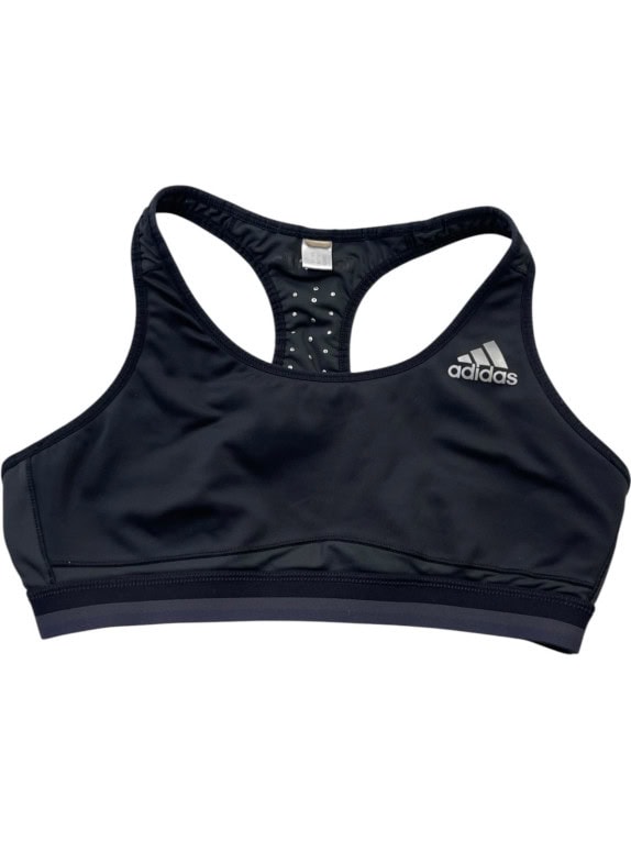 ADIDAS SPORTS BRA SPORTSWEAR BLACK WOMEN PRE OWNED S