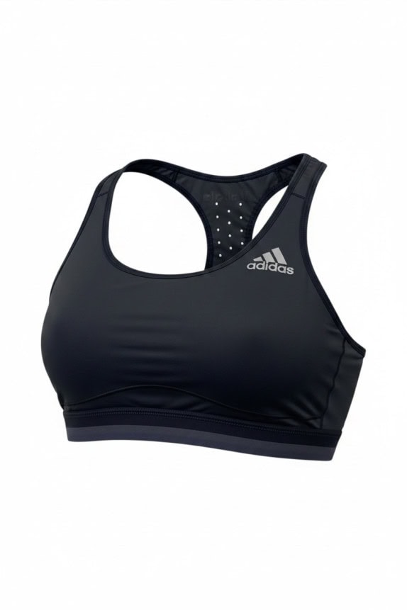 ADIDAS SPORTS BRA SPORTSWEAR BLACK WOMEN PRE OWNED S