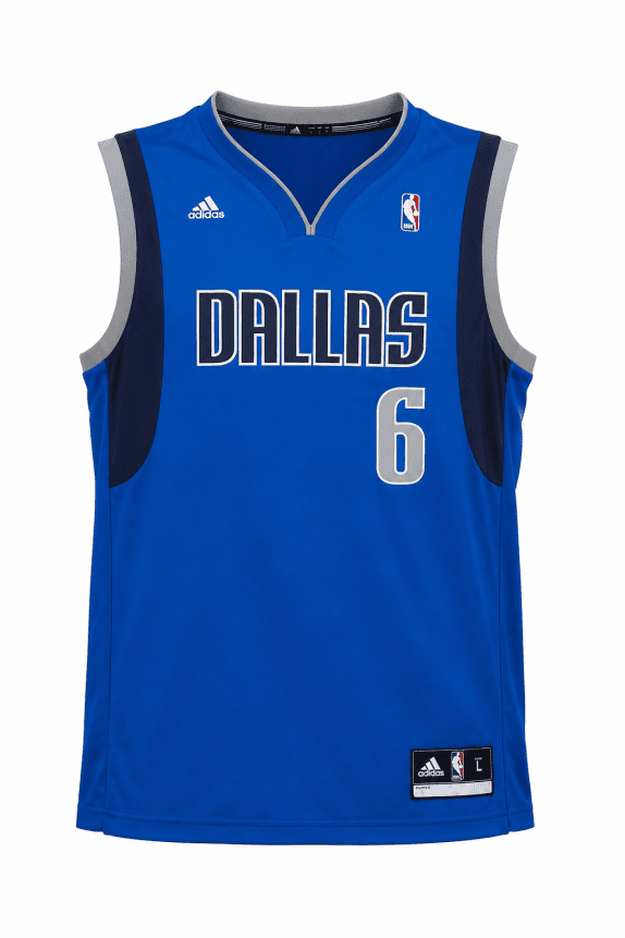 VINTAGE ADIDAS NBA BASKETBALL JERSEY DALLAS SPORTSWEAR BLUE ΑΝΤΡΙΚΟ PRE OWNED XL