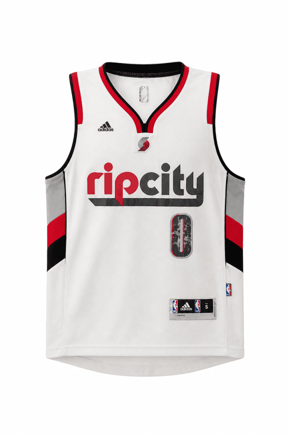 2000s ADIDAS NBA BASKETBALL JERSEY SPORTSWEAR WHITE AND RED ΑΝΤΡΙΚΟ PRE OWNED M