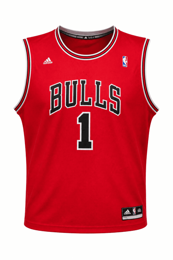 ADIDAS NBA JERSEY ATHLETIC RED ΑΝΤΡΙΚΟ PRE OWNED XXL