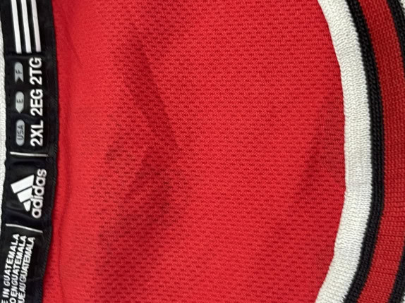 ADIDAS NBA JERSEY ATHLETIC RED ΑΝΤΡΙΚΟ PRE OWNED XXL