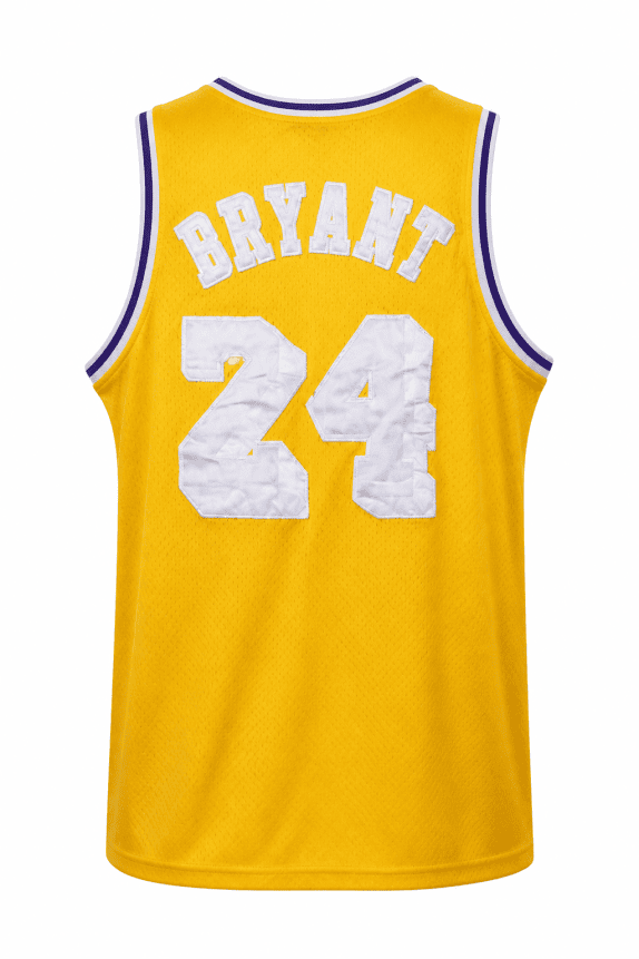 90s ADIDAS NBA JERSEY VINTAGE KOBE BRYANT GOLD ΑΝΤΡΙΚΟ PRE OWNED M