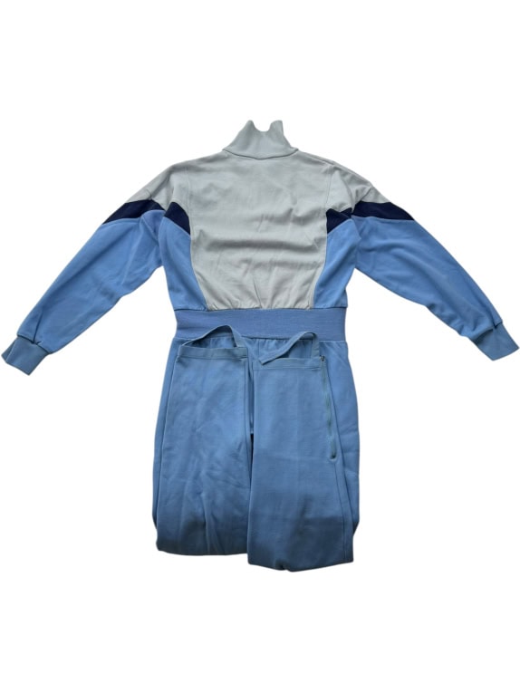 ADIDAS ΟΛΟΣΩΜΗ ΦΟΡΜΑ VINTAGE ΜΕ ΛΟΓΟΤΥΠΟ ΓΑΛΑΖΙΟ/ΓΚΡΙ UNISEX L