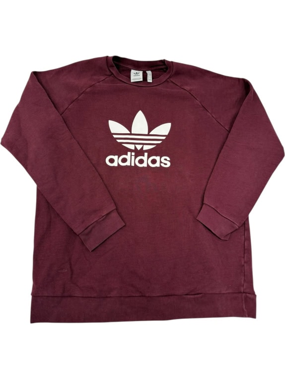 ADIDAS ORIGINALS ΦΟΥΤΕΡ ΒΥΣΣΙΝΙ (BURGUNDY) ΜΕ ΜΕΓΑΛΟ LOGO - XL