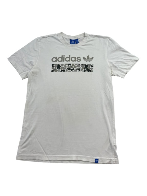 ADIDAS ORIGINALS T-SHIRT ΜΕ CAMO LOGO ΛΕΥΚΟ ΑΝΔΡΙΚΟ L