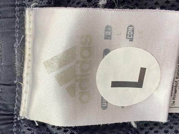 ADIDAS ΠΑΝΤΕΛΟΝΙ ΑΘΛΗΤΙΚΟ ΜΕ ΡΙΓΑ ΜΑΥΡΟ ΑΝΤΡΙΚΟ PRE OWNED L