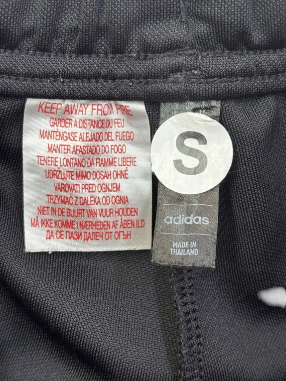 ADIDAS PANTALONI DA TUTA SPORTSWEAR NERO UOMO PRE OWNED S